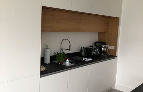 flat finished kitchen